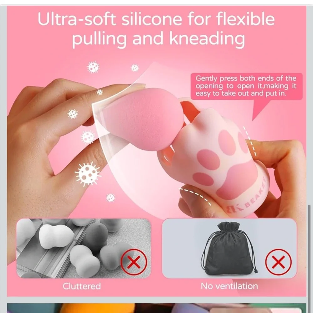 Paw Hug Makeup Sponge Holder